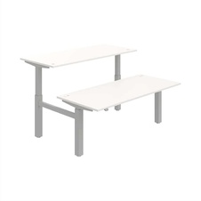 HOBIS párový výškovo nastaviteľný stôl MOTION DUAL MSD 2 1800, stand.ovládanie, biela