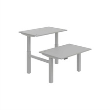 HOBIS párový výškovo nastaviteľný stôl 120 cm, pamäť.ovlad. - MOTION DUAL MSD 2M 1200, šedá