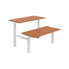 HOBIS párový výškovo nastaviteľný stôl 160 cm, pamäť.ovlad. - MOTION DUAL MSD 2M 1600, čerešňa - 2
