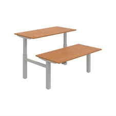 HOBIS párový výškovo nastaviteľný stôl 160 cm, pamäť.ovlad. - MOTION DUAL MSD 2M 1600, jelša