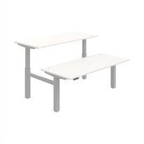 HOBIS párový výškovo nastaviteľný stôl 180 cm, pamäť.ovlad. - MOTION DUAL MSD 2M 1800, biela