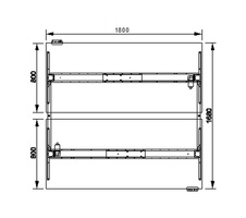 HOBIS párový výškovo nastaviteľný stôl 180 cm, pamäť.ovlad. - MOTION DUAL MSD 2M 1800, dub - 3