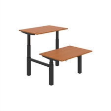 HOBIS párový výškovo nastaviteľný stôl MOTION DUAL MSD 3 1200, stand.ovládanie, čerešňa - 1