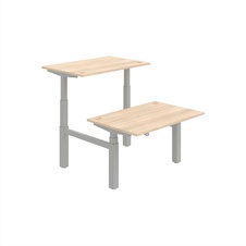 HOBIS párový výškovo nastaviteľný stôl MOTION DUAL MSD 3 1200, stand.ovládanie, agát
