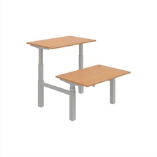 HOBIS párový výškovo nastaviteľný stôl MOTION DUAL MSD 3 1200, stand.ovládanie, buk