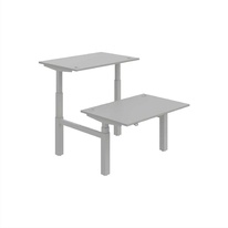 HOBIS párový výškovo nastaviteľný stôl MOTION DUAL MSD 3 1200, stand.ovládanie, šedá
