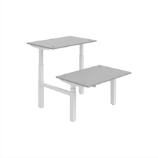 HOBIS párový výškovo nastaviteľný stôl MOTION DUAL MSD 3 1200, stand.ovládanie, šedá - 2