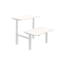 HOBIS párový výškovo nastaviteľný stôl MOTION DUAL MSD 3 1200, stand.ovládanie, biela - 2