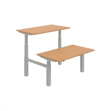HOBIS párový výškovo nastaviteľný stôl MOTION DUAL MSD 3 1400, stand.ovládanie, buk