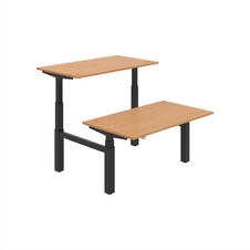 HOBIS párový výškovo nastaviteľný stôl MOTION DUAL MSD 3 1400, stand.ovládanie, buk - 1