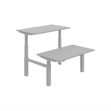 HOBIS párový výškovo nastaviteľný stôl MOTION DUAL MSD 3 1400, stand.ovládanie, šedá