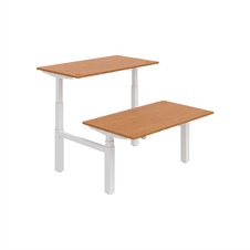 HOBIS párový výškovo nastaviteľný stôl MOTION DUAL MSD 3 1400, stand.ovládanie, jelša - 2