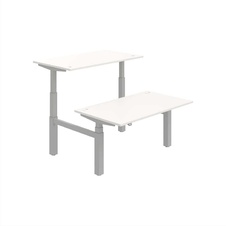 HOBIS párový výškovo nastaviteľný stôl MOTION DUAL MSD 3 1400, stand.ovládanie, biela