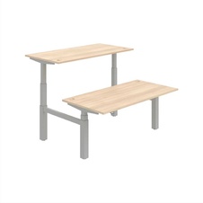 HOBIS párový výškovo nastaviteľný stôl MOTION DUAL MSD 3 1600, stand.ovládanie, agát