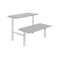 HOBIS párový výškovo nastaviteľný stôl MOTION DUAL MSD 3 1600, stand.ovládanie, šedá - 2