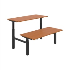HOBIS párový výškovo nastaviteľný stôl MOTION DUAL MSD 3 1800, stand.ovládanie, čerešňa - 1