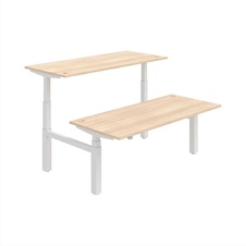 HOBIS párový výškovo nastaviteľný stôl MOTION DUAL MSD 3 1800, stand.ovládanie, agát - 2