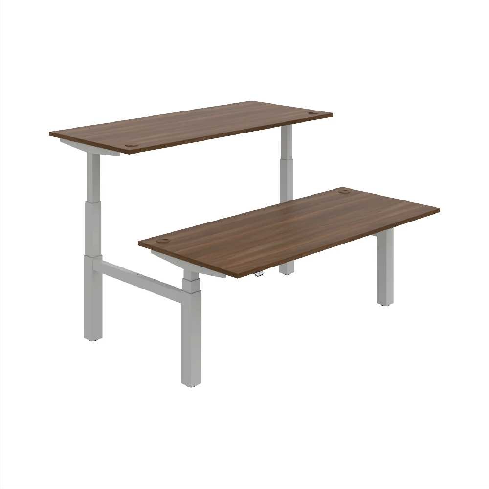 HOBIS párový výškovo nastaviteľný stôl MOTION DUAL MSD 3 1800, stand.ovládanie, orech