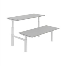 HOBIS párový výškovo nastaviteľný stôl MOTION DUAL MSD 3 1800, stand.ovládanie, šedá - 2