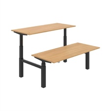 HOBIS párový výškovo nastaviteľný stôl MOTION DUAL MSD 3 1800, stand.ovládanie, dub - 1