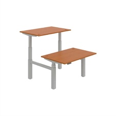 HOBIS párový výškovo nastaviteľný stôl 120 cm, pamäť.ovlad. - MOTION DUAL MSD 3M 1200, čerešňa
