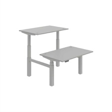 HOBIS párový výškovo nastaviteľný stôl 120 cm, pamäť.ovlad. - MOTION DUAL MSD 3M 1200, šedá
