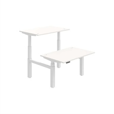 HOBIS párový výškovo nastaviteľný stôl 120 cm, pamäť.ovlad. - MOTION DUAL MSD 3M 1200, biela - 2