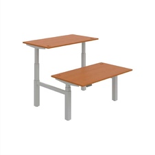 HOBIS párový výškovo nastaviteľný stôl 140 cm, pamäť.ovlad. - MOTION DUAL MSD 3M 1400, čerešňa