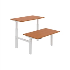HOBIS párový výškovo nastaviteľný stôl 140 cm, pamäť.ovlad. - MOTION DUAL MSD 3M 1400, čerešňa - 2