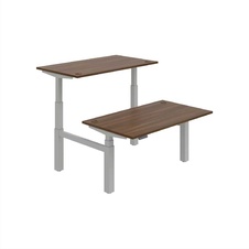 HOBIS párový výškovo nastaviteľný stôl 140 cm, pamäť.ovlad. - MOTION DUAL MSD 3M 1400, orech