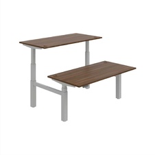 HOBIS párový výškovo nastaviteľný stôl 160 cm, pamäť.ovlad. - MOTION DUAL MSD 3M 1600, orech