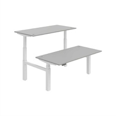HOBIS párový výškovo nastaviteľný stôl 160 cm, pamäť.ovlad. - MOTION DUAL MSD 3M 1600, šedá - 2
