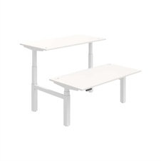 HOBIS párový výškovo nastaviteľný stôl 160 cm, pamäť.ovlad. - MOTION DUAL MSD 3M 1600, biela - 2