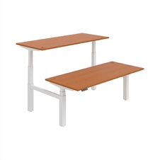 HOBIS párový výškovo nastaviteľný stôl 180 cm, pamäť.ovlad. - MOTION DUAL MSD 3M 1800, čerešňa - 2