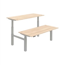 HOBIS párový výškovo nastaviteľný stôl 180 cm, pamäť.ovlad. - MOTION DUAL MSD 3M 1800, agát