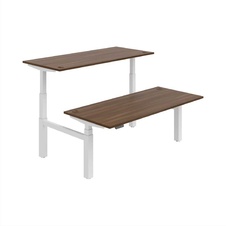 HOBIS párový výškovo nastaviteľný stôl 180 cm, pamäť.ovlad. - MOTION DUAL MSD 3M 1800, orech - 2