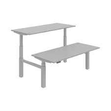 HOBIS párový výškovo nastaviteľný stôl 180 cm, pamäť.ovlad. - MOTION DUAL MSD 3M 1800, šedá