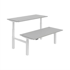 HOBIS párový výškovo nastaviteľný stôl 180 cm, pamäť.ovlad. - MOTION DUAL MSD 3M 1800, šedá - 2