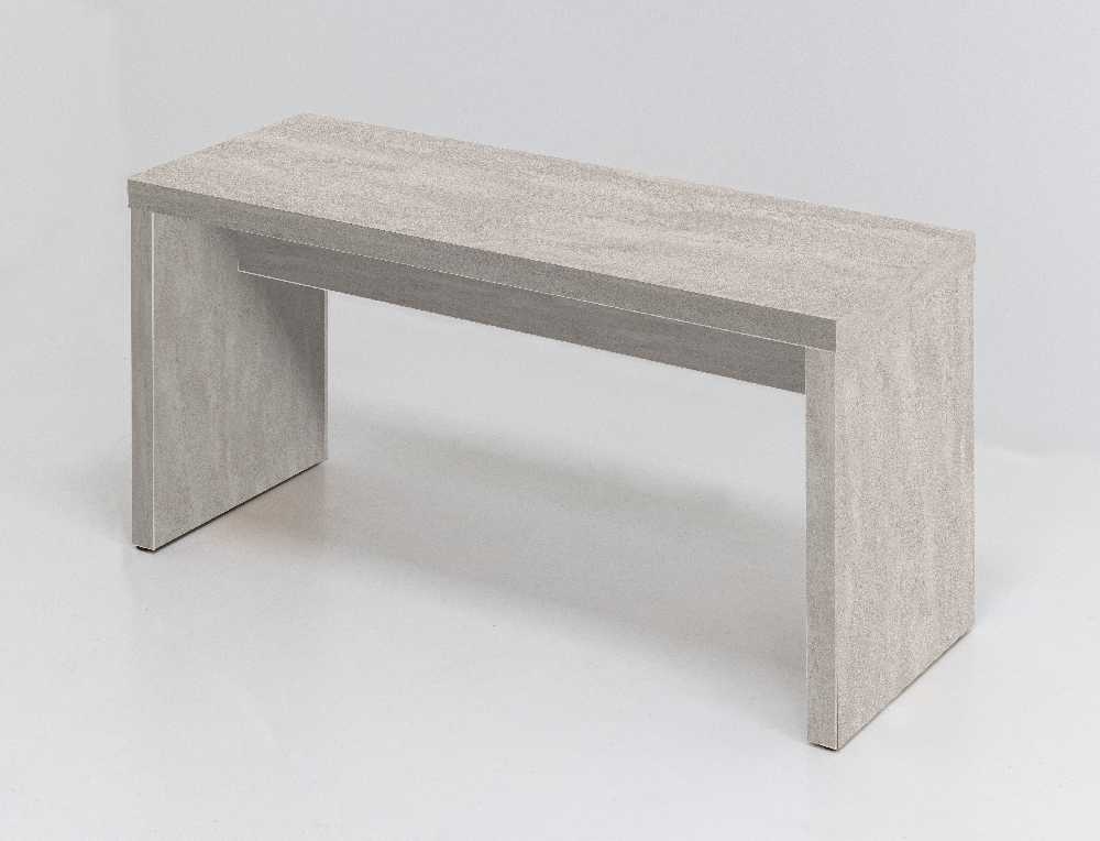 Šatníková lavica lamino, dĺžka 1000 mm, dekor betón