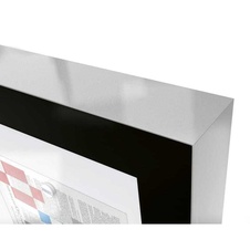 Vonkajšia čierna moderná vitrína Edge, 12 x A4 - 2