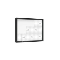 Venkovní vitrína model 2000, 18 x A4, plexi, čierna