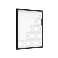 Venkovní vitrína model 2000, 30 x A4, plexi, čierna