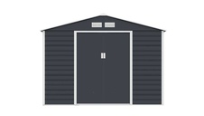 Záhradný domček G21 GAH 706 - 277 x 255 cm, antracit - 1