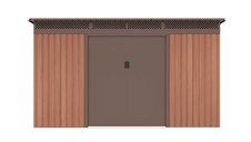 Záhradný domček G21 GRAH 1132 - 340 x 333 cm, hnedý - 1