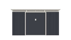 Záhradný domček G21 GRAH 483 - 340 x 142 cm, antracit - 1