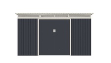 Záhradný domček G21 GRAH 915 - 340 x 269 cm, antracit - 1