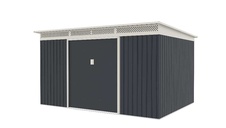 Záhradný domček G21 GRAH 915 - 340 x 269 cm, antracit - 2