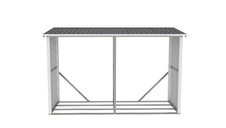 Prístrešok na drevo G21 WOH 682 - 302x119 cm, antracit - 1