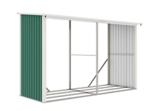 Prístrešok na drevo G21 WOH 682 - 302x119 cm, zelený