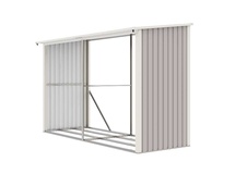 Prístrešok na drevo G21 WOH 682 - 302x119 cm, šedý - 2